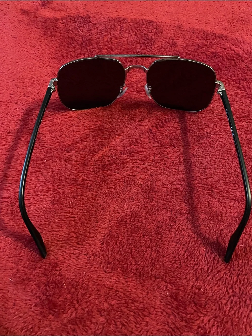 Ray-Ban Pilot Sunglasses - Silver Frame with Dark Lenses